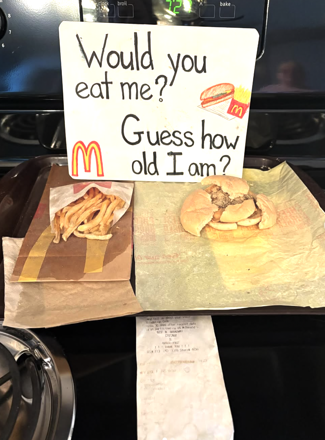 9 Year Old McDonalds
